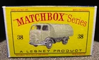 Matchbox Lesney No 38 Refuse Collector Empty Repro D Style Box*