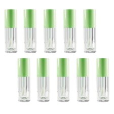 10PCS Empty Lip Gloss Tubes6ml Green Lip Gloss Containers Empty With Thick Wa...