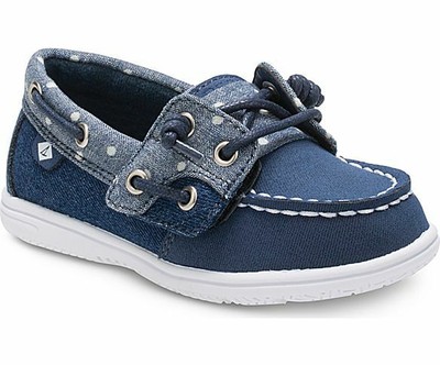 sperry denim boat shoes