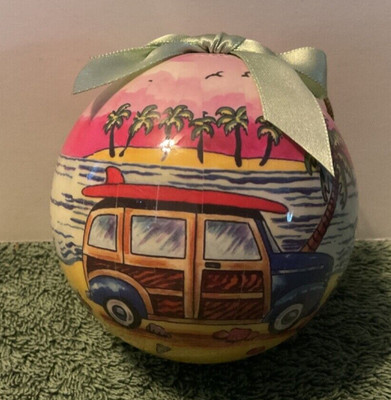 Agiftcorp Souvenir Christmas Ornament Palm Beach Florida