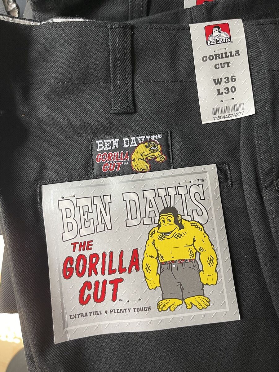 Vintage Ben Davis Gorilla Cut Baggy Wide Deadstock 36x30 Vintage Ben Davis Gorilla Cut Baggy Wide Deadstock 36x30