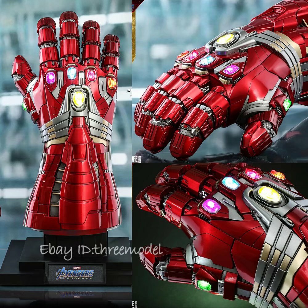 Hot Toys LMS008 Avengers Endgame Réplique Taille-Réelle 1/1 du Nano Gantlet Hulk Version 71cm