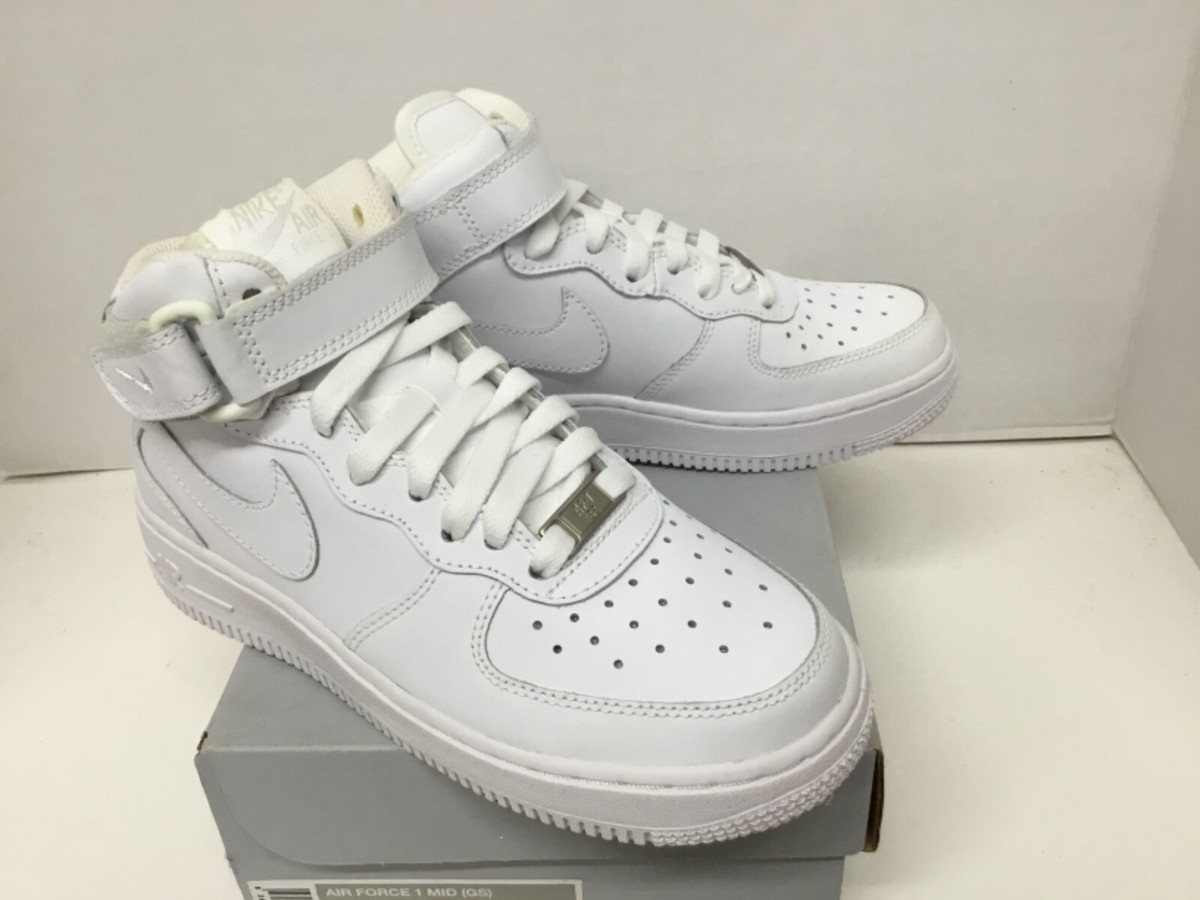 靴 NIKE AIR FORCE 1 MID GS 23.5 Q□【23.5cm】NIKE/ナイキ エアフォース 1 ミッドAIR FORCE MID