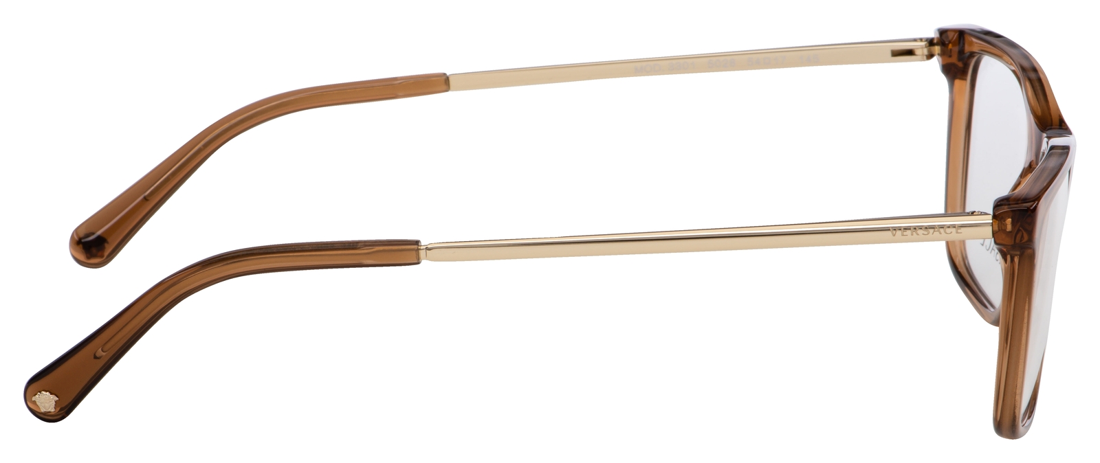 Versace Unisex VE3301-5028-54 Fashion 54mm Transparent Brown Opticals 
