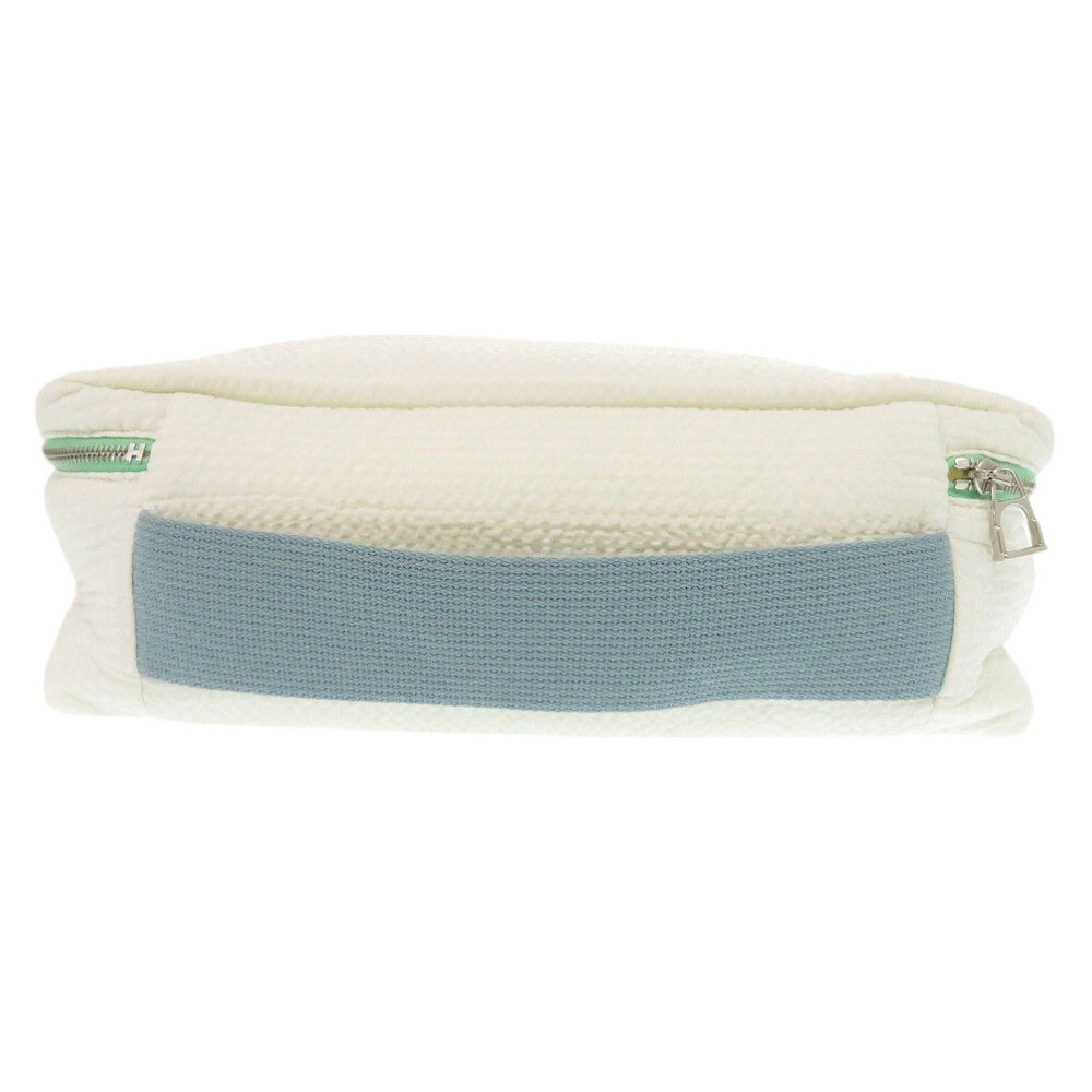 AUTHENTIC HERMES Cabriole Toogo MM Pouch White cotton | eBay