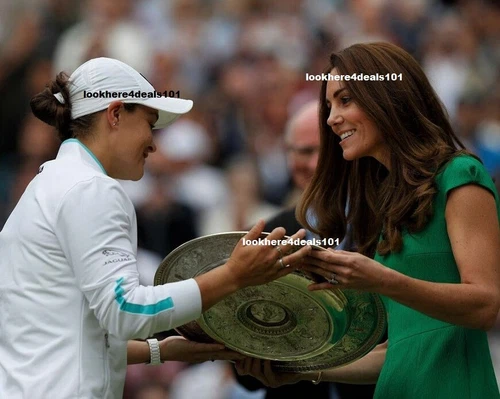 ASHLEIGH BARTY Photo 8.5x11 Wimbledon 2021 Kate Middleton Champion Tennis 