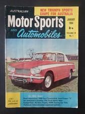 AUSTRALIAN MOTOR SPORTS AND AUTOMOBILES MAGAZINE - Volume 19 No.1 January 1964