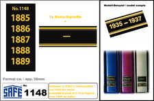 Jahreszahlen-1885-1886-1887-1888-1889-Signetten-Aufkleber SAFE-1148