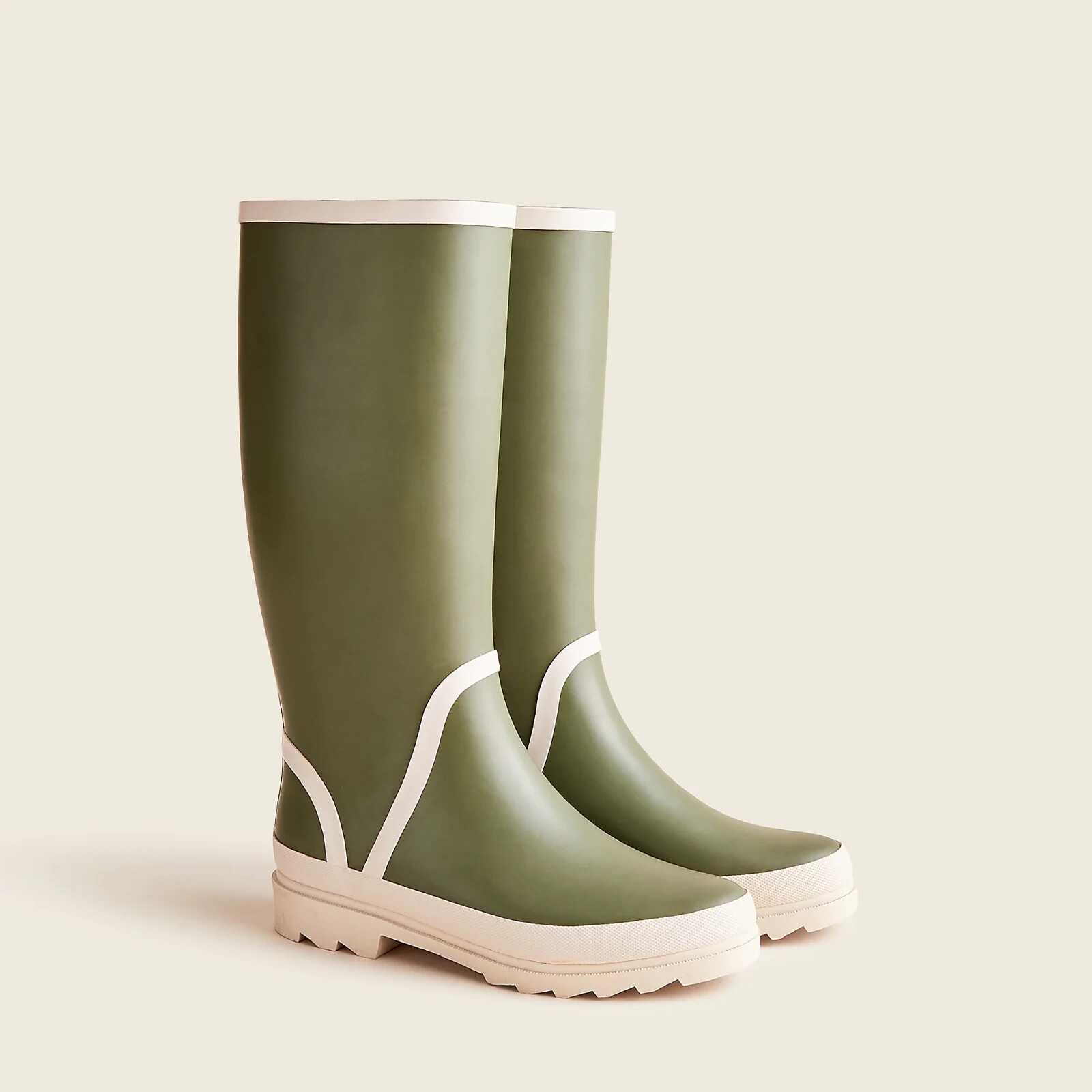 NIB J CREW Tall Lug Sole Rainboots 