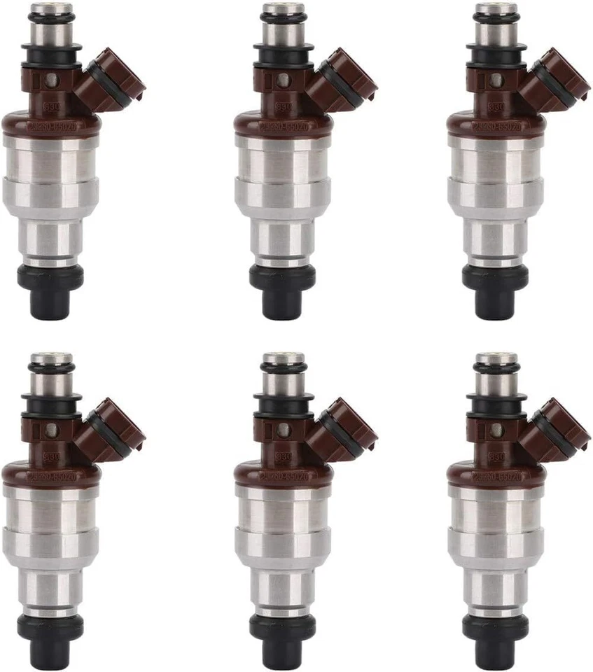 6X Fuel Injectors For Toyota 4Runner Pickup 1989-1995 3VZE 3.0L V6 23250-65020 - image 2 of 4
