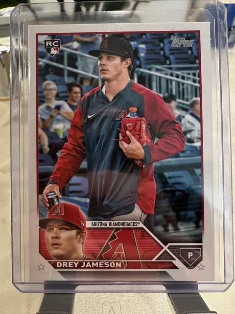 Drey Jameson 2023 Topps Series 2 #502 Golden Mirror Image Variation SSP Rookie