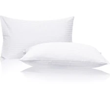 Standard Pillow Protectors 100% Cotton 20x26In Pack of 2