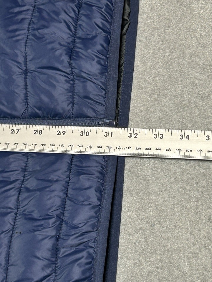 Swiss Tech Jacket Mens 4XL Puffer Coat Navy Blue Mid Weight Full Zip