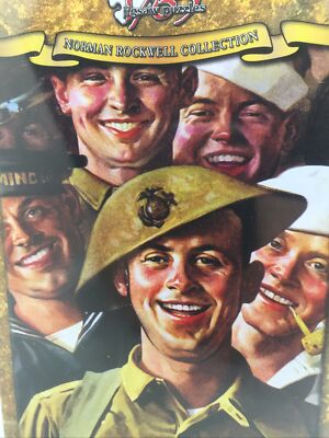 Norman Rockwell 500 Pc Puzzle In Storage Tin “Are We Downhearted? “NEW ...