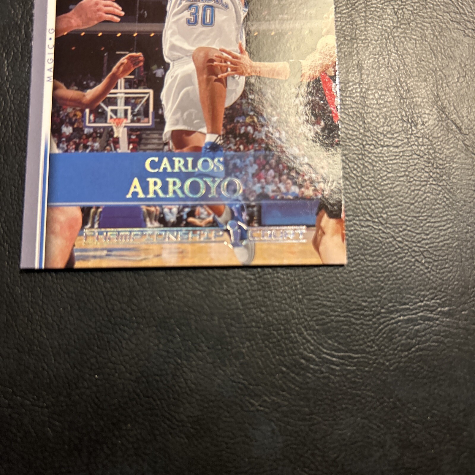 Cb+ 2007/08 STAMP Championship Court  #159 Carlos Arroyo Orlando magic ad ship.1