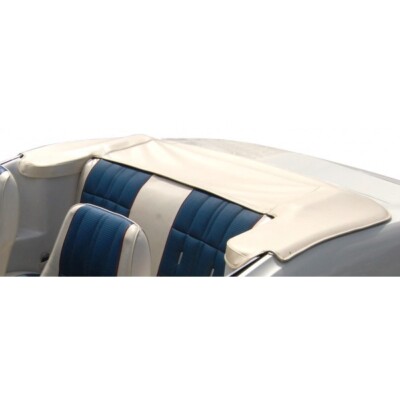 Mustang Convertible Top Boot Padded with Slip Tab Design 1971 - 1973 WHITE - TMI
