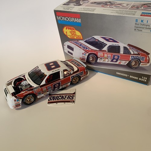 Vintage 1991 Monogram NASCAR SNICKERS Buick Rick Wilson 1/24 Model Assembled - Picture 14 of 18