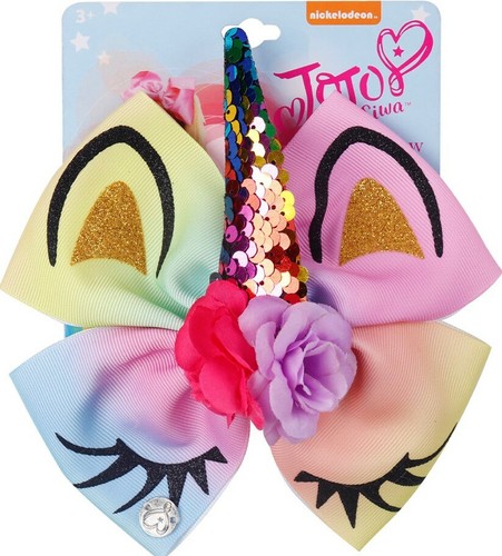 Jojo Bow White Unicorn & Flowers - Picture 7 of 15
