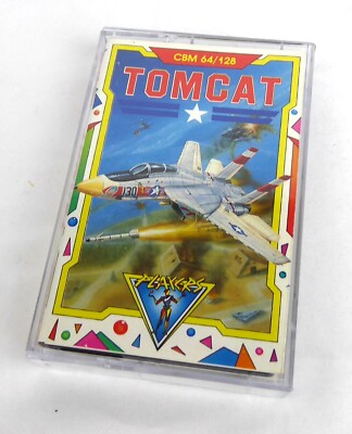 Commodore 64 C64 Spiel -- TOMCAT (Players) Tape Kassette