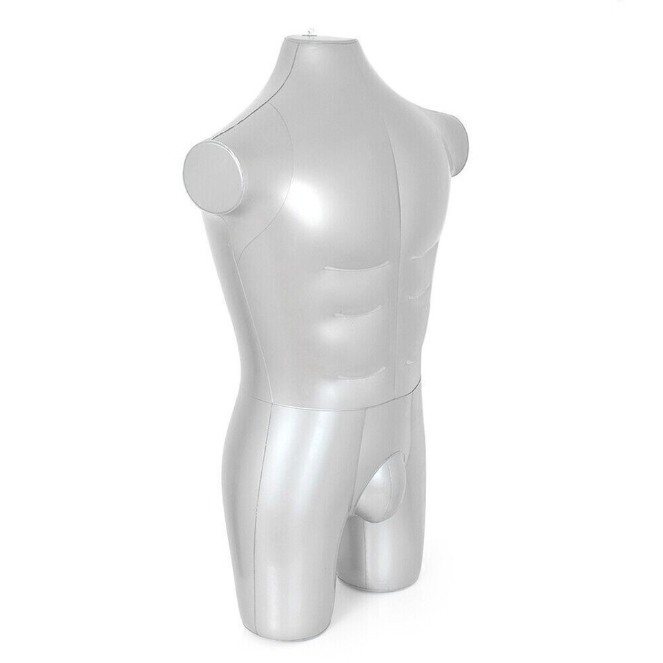 Inflatable Mannequin Men's Full Body 84cm Height 90cm Bust Mannequin