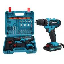 Trapano avvitatore doppia batteria a litio 48V MAX + valigetta 24 accessori