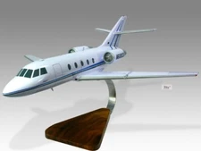 Dassault Falcon 20F Desk Wood Airplane New Model Large Scale 1/32