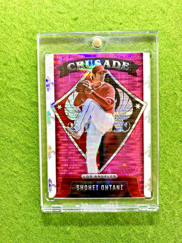Shohei Ohtani PINK PRIZM PULSAR CRUSADE CARD SP 2022 SHOHEI OHTANI Chronicles sp