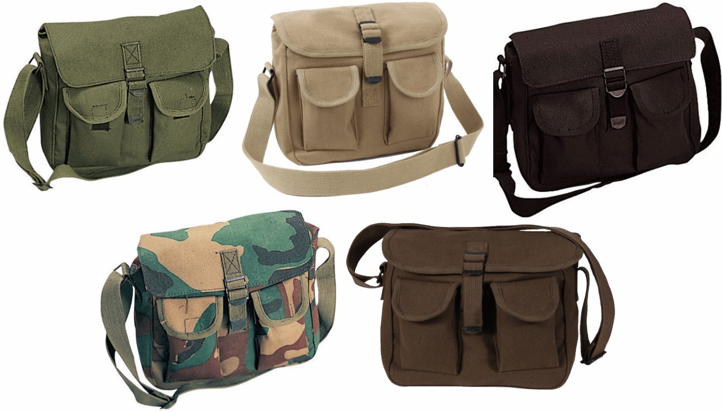 Ammo Shoulder Bag Tote Canvas Heavy Weight Military Rothco eBay
