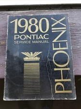 1980 Pontiac Phoenix Service Manual - Gm Dealership Book - Fast Shipping