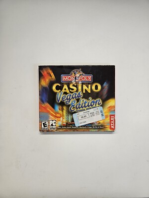 Monopoly Casino Vegas Edition (PC, 2001) Complete w Sleeve