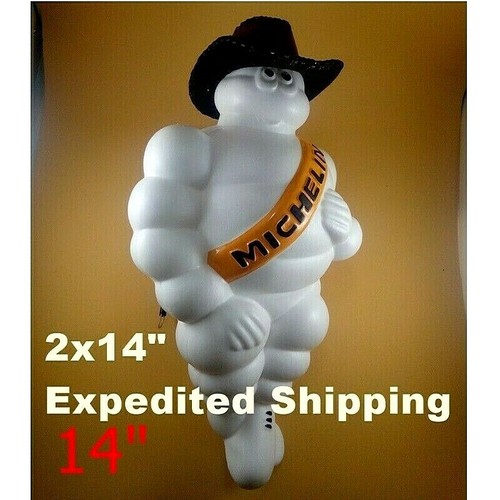 14" MICHELIN MAN FIGURKA LALKI BIBENDUM KOLEKCJONERSKA REKLAMA OPONA, DEKORACJA CIĘŻARÓWKI - Zdjęcie 97 z 101