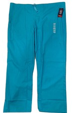 Scrub Work Pants Teal Blue Pockets Size XXL Style 4100 NWT