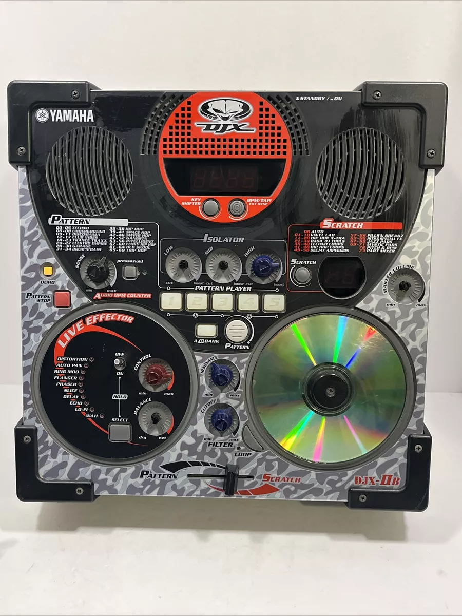 Yamaha DJX IIB DJ Mixer Sequencer Effects Scratch Deley Echo