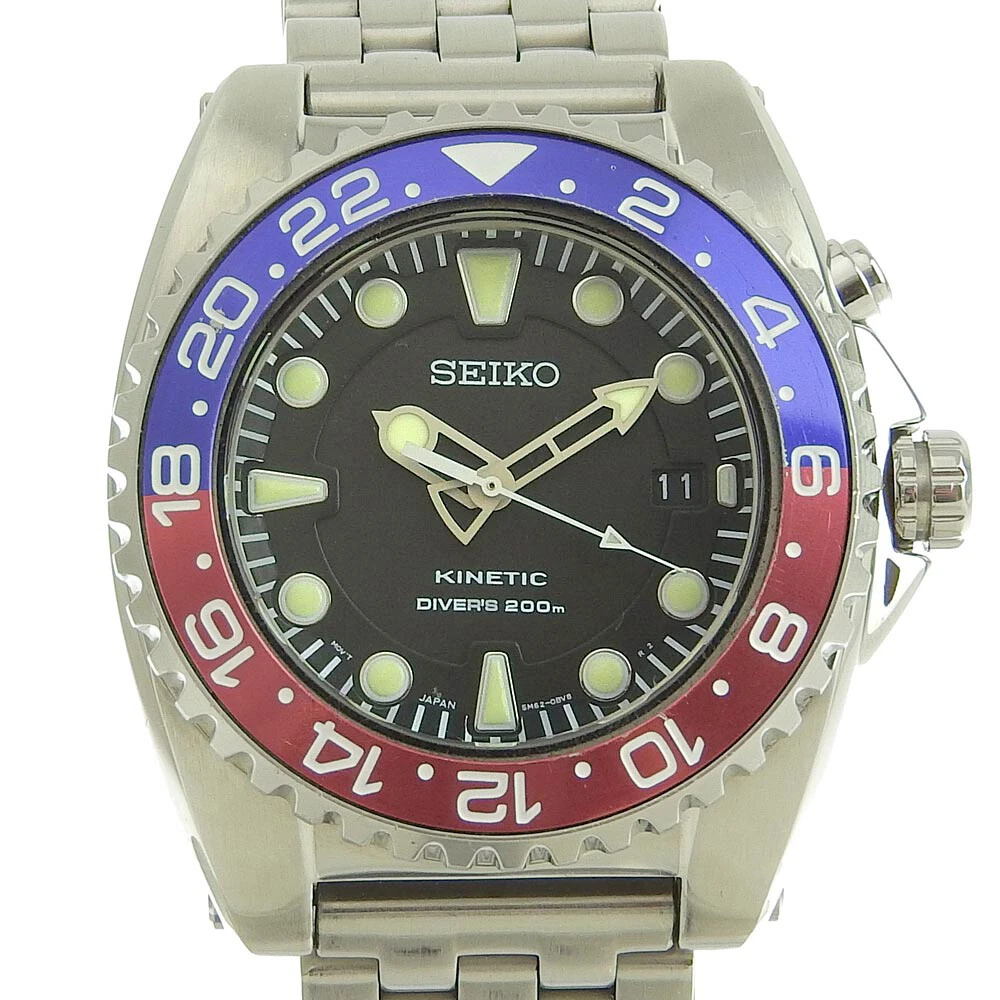 Seiko blue red hot sale bezel