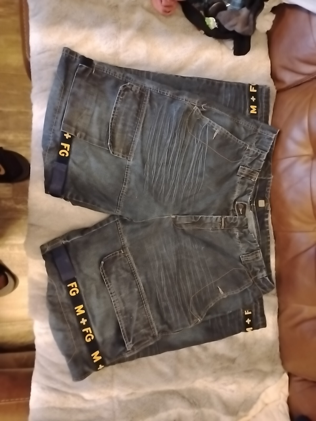 Vintage Y2K Marithe Francois Girbaud Baggy Denim Jeans 38x34 with Shuttle Tape