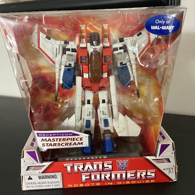 Transformers Masterpiece Starscream Walmart Exclusive New Robots