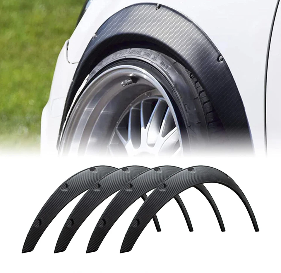 Fender Flares Extra Wide Body Kits Wheel Arches For Mitsubishi Mirage 1997-2002 - Image 4 of 4