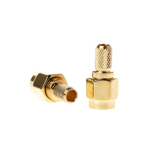 5 Pcs SMA Male Plug RF Coaxial Connector Crimp For RG58 RG142 RG400 LMR195 RG223 - Photo 6/7