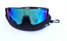 Velos  Polarized Mirrored Sport Sunglasses TAC Lenses Baseball Cycling Blk/Yello
