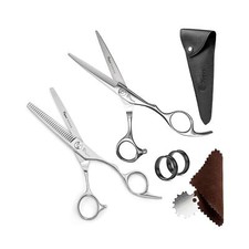 Professional Hair Scissors and Thinning Shears 6 Inch with Extremely Sharp Bl...