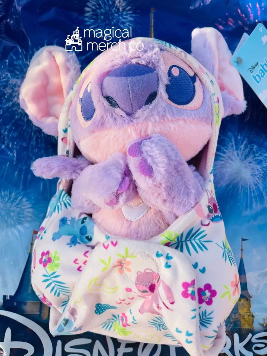 2023 Disney Parks Babies Baby Angel Lilo Stitch Blanket Pouch Plush New