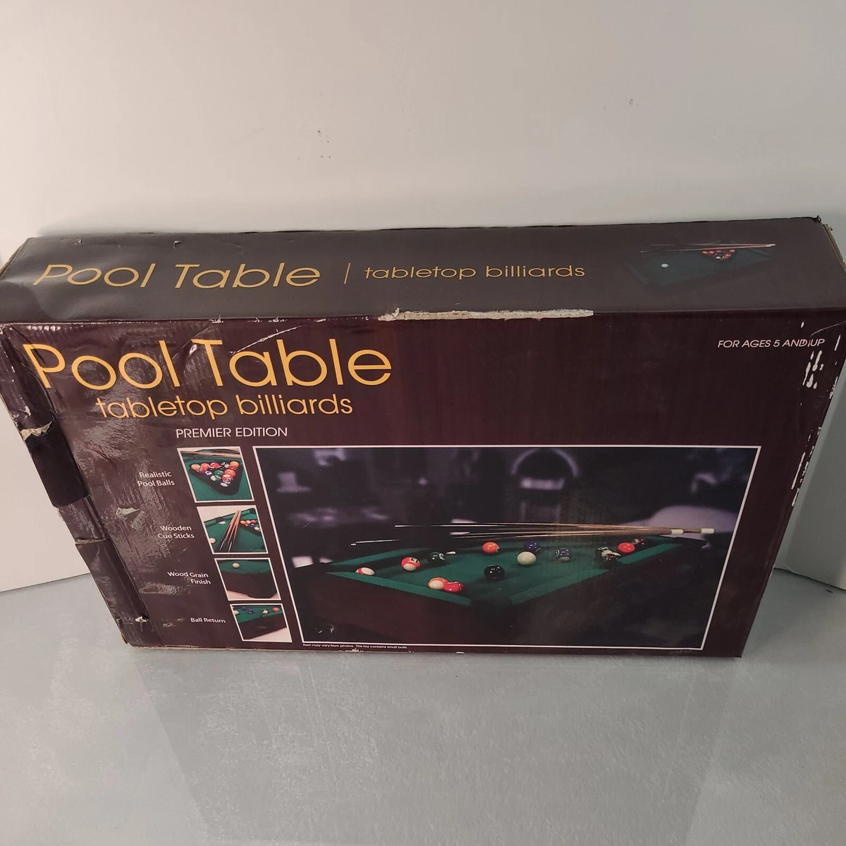 Westminster Tabletop Billiards Premier Edition Pool Table Model# 2480 for sale online
