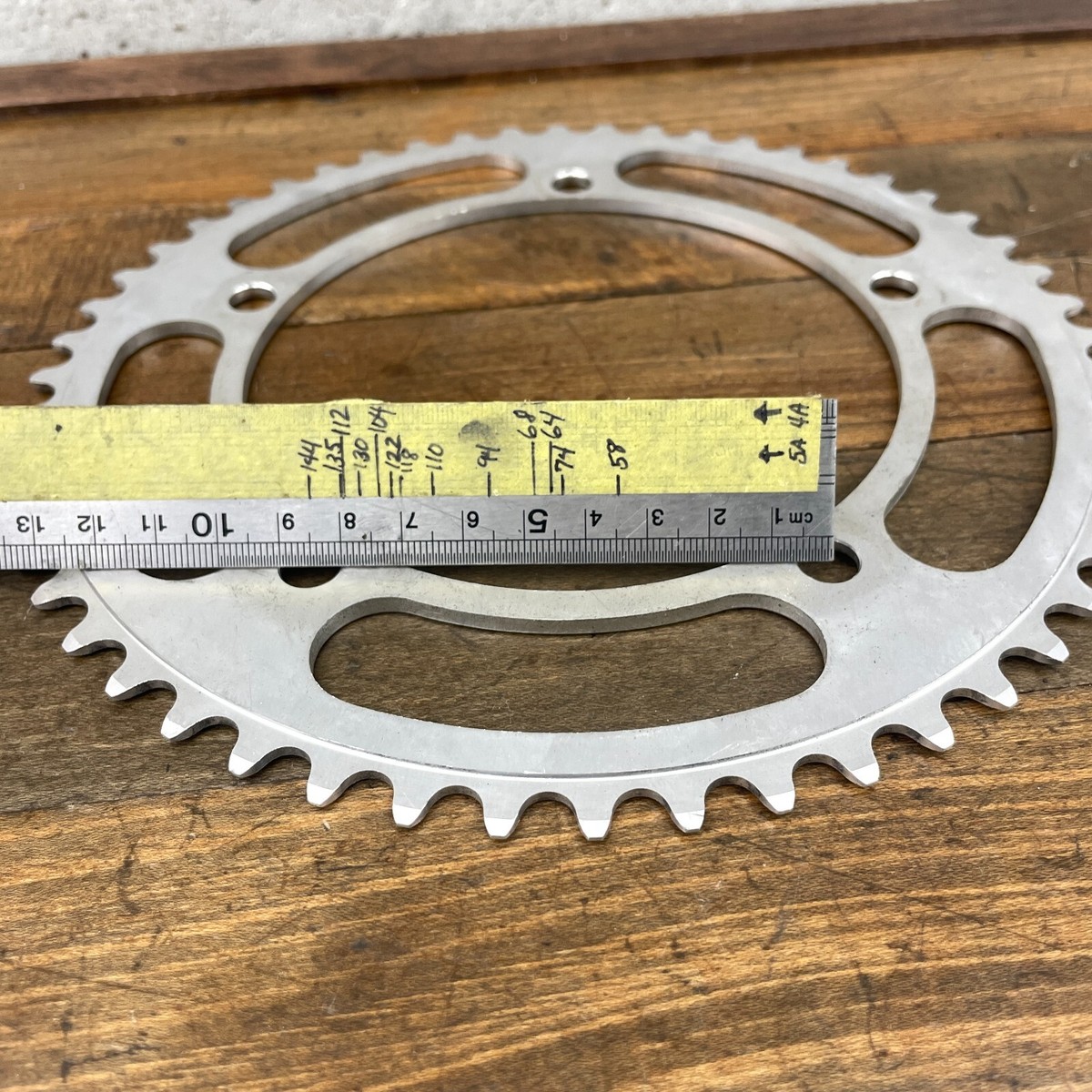 Plateau Campagnolo Super Record Rossin - 52 Dents, 144 BCD - Aluminium