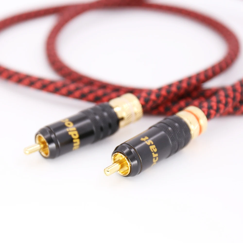 RCA Audio Cable HI-END Pure Copper RCA To RCA Interconnect cable - Picture 5 of 6