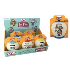 1 Salvadanaio TnT Eco Bank Grande 14 cm in Fibra di BambÃ¹ - 92034