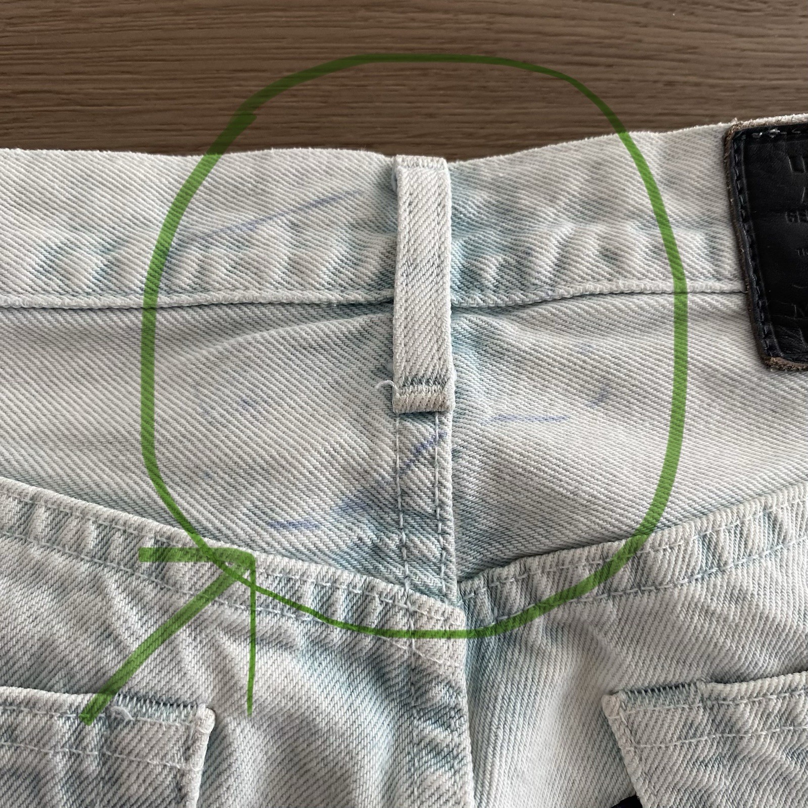 MADE & CRAFTED LEVI'S 501 ORIGINAL Light Wash Unisex Size 24/32 thumbnail 12