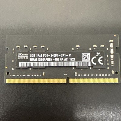 SKHYNIX HMA81GS6AFR8N-UH NA AC 8GB 1Rx8 PC4-2400T SODIMM Laptop RAM. SKU224652
