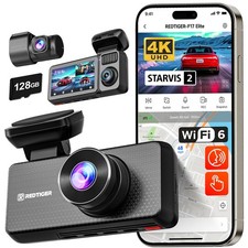 F17 Elite 4K Dash Cam 3 Channel, STARVIS 2 IMX678  IMX675, 128GB Card, Full ...