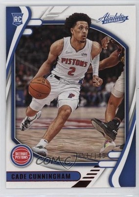 2021-22 Panini Chronicles Absolute Red 51/149 Cade Cunningham #214 Rookie RC o7m