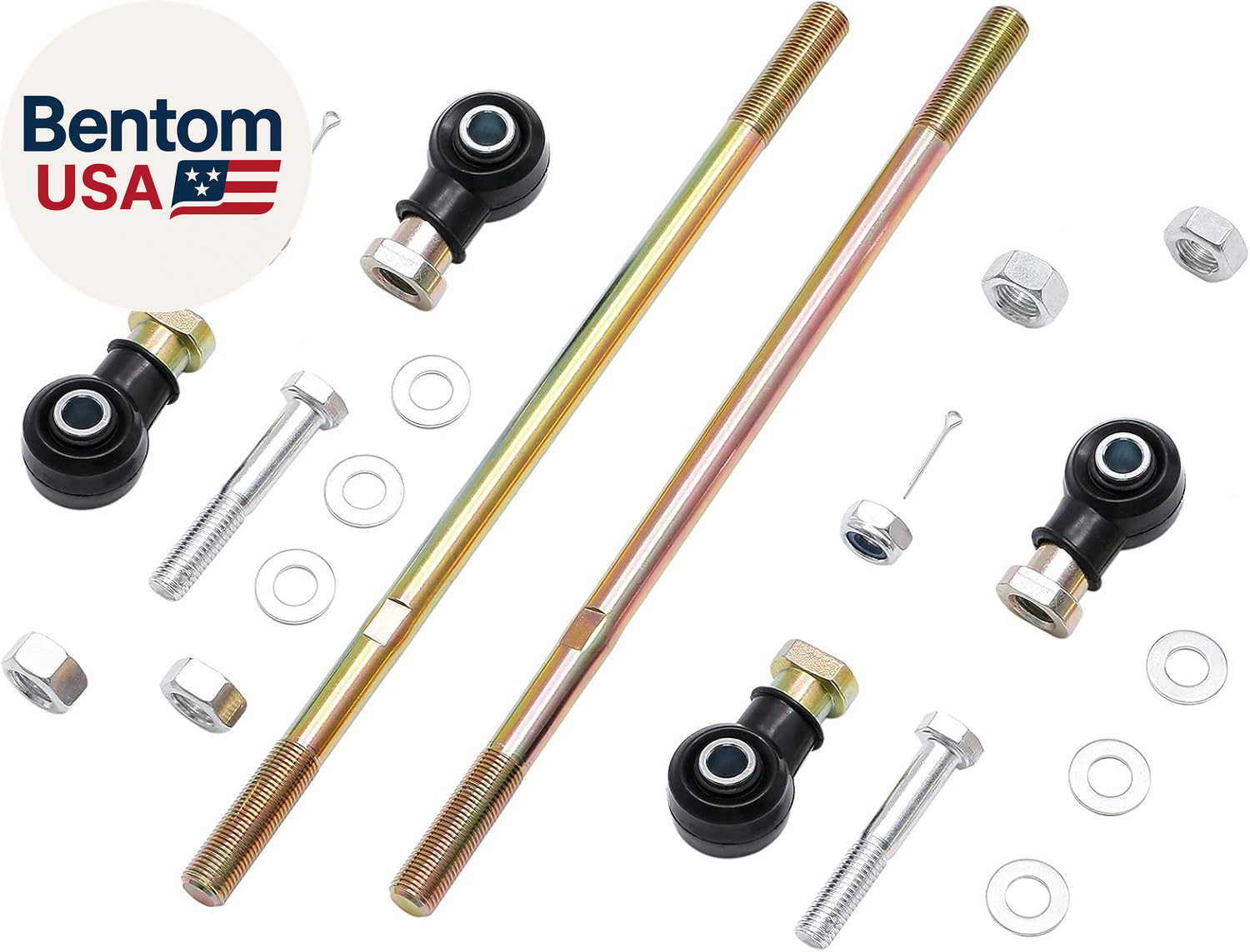 Tie Rod End Kit, Compatible with 1998-2004 Polaris Sportsman 335/400/500/600/700